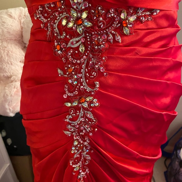 Beautiful Formal Red Prom Evening Dress ❤️ - Picture 15 of 16